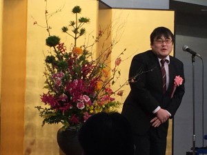 神奈川中小企業団体中央会　連携開発部　主査　渡邉さまから乾杯の発声を頂きました。