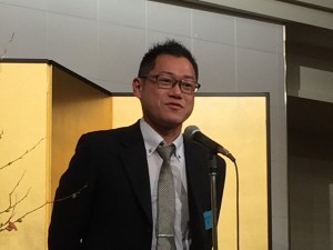 相文会余興の挨拶として相文会笹井会長から一言をいただきました。