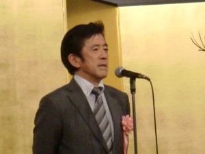 来賓の挨拶　神奈川県事務用品団体連合会　廣澤会長